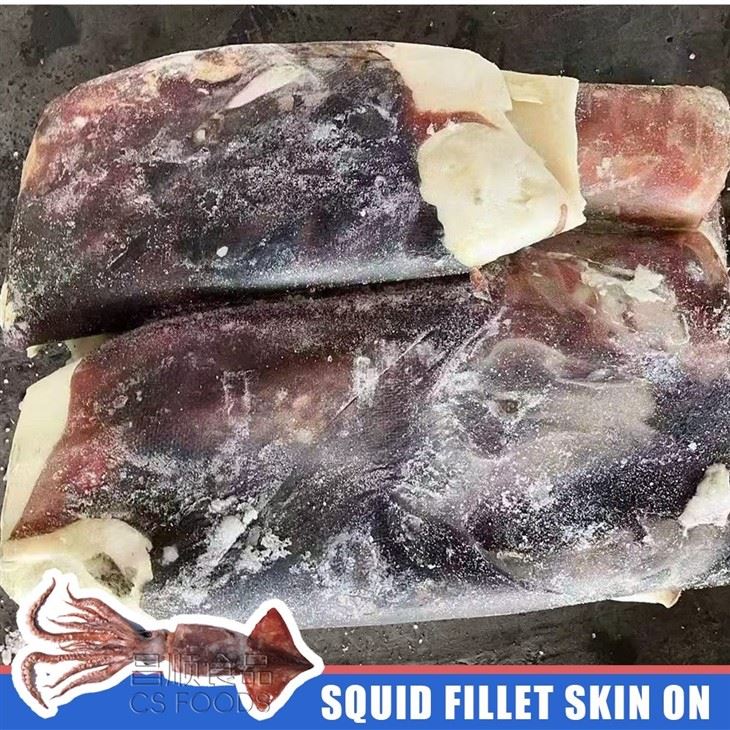 Land Frozen Giant Squid Fillet Skin On best